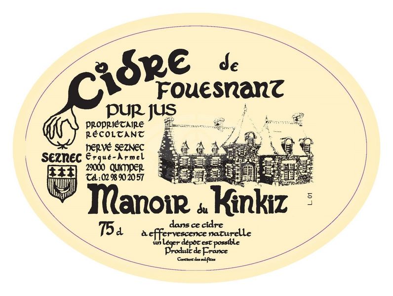 Cidrerie Manoir du Kinkiz Cidre De Fouesnant