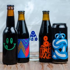 Omnipollo pastry stouts + glass