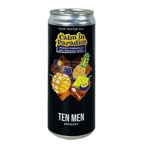 Ten Men Brewery Calm In Paradise: Mango Pineapple And Passion Fruit