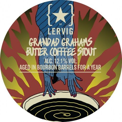 LERVIG Barrel Aged - Granddad Grahams Butter Coffee, 0.25 л
