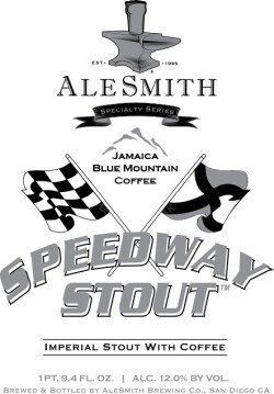 AleSmith Brewing Company Speedway Stout w/ Jamaica Blue Mountain Coffee, 0.25 л
