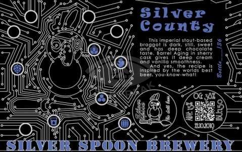 Silver Spoon Brewery/Ten Men Brewery Silver County 2021 у Банці, 0.5 л