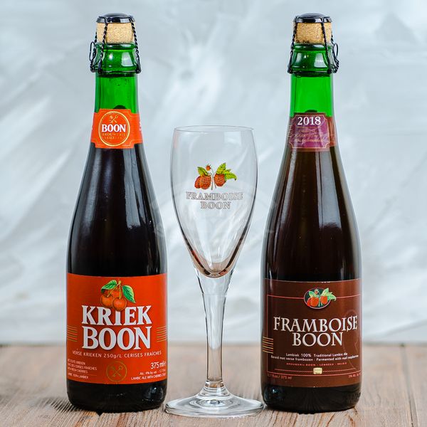 Boon Framboise + 2 bottles, Gift wrapping