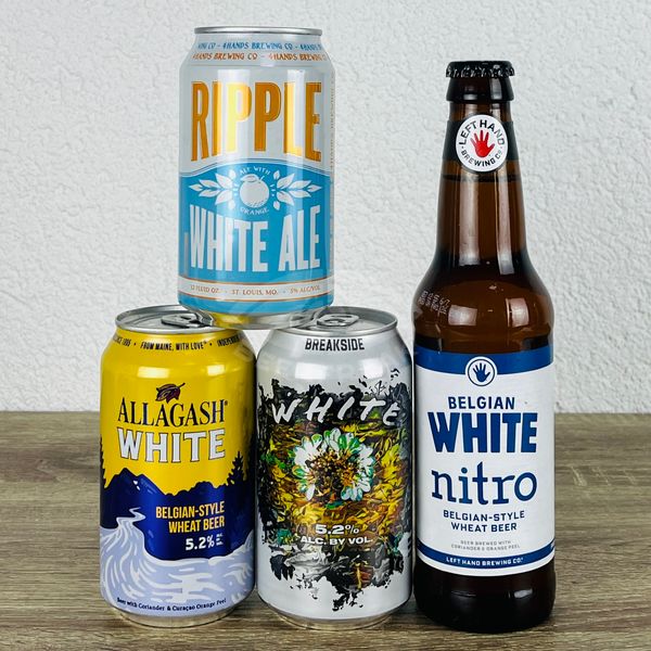 Set of American wheat beer