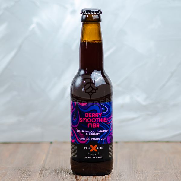 Ten Men Brewery BERRY SMOOTHIE: MBR | QUATTRO PASTRY GOSE WITH MARSHMALLOW BLUEBERRY RASPBERRY