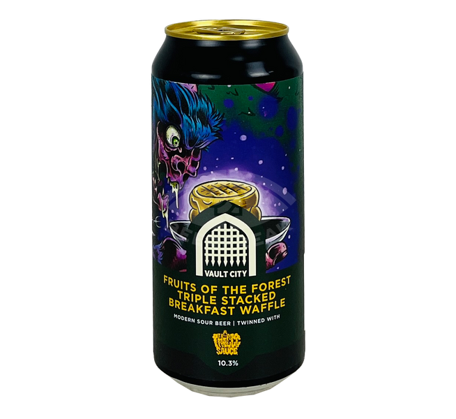 Vault City Brewing Fruits of the Forest Triple Stacked Breakfast Waffle