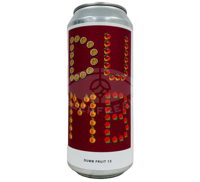 Evil Twin Brewing NYC DUMB FRUIT 13 - PASSION FRUIT, MANGO, APRICOT, RAINBOW SOUR STRIPS