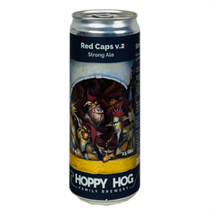 Hoppy Hog Family Brewery Red Caps V.2