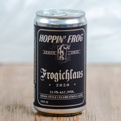 Hoppin' Frog Brewery Frogichlaus Swiss-Style Celebration Lager (2020)