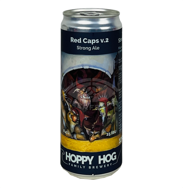 Hoppy Hog Family Brewery Red Caps V.2