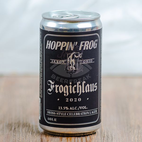 Hoppin' Frog Brewery Frogichlaus Swiss-Style Celebration Lager (2020)