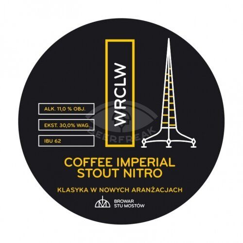 Browar Stu Mostów WRCLW Imperial Stout Coffee Nitro, 0.5 л